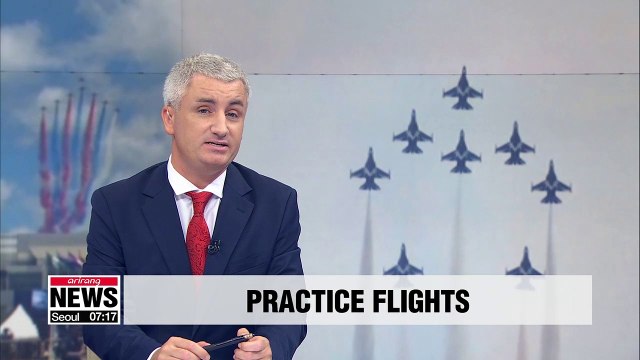 S. Korean Air Force's aerobatic team Black Eagles to conduct practice flights over Seoul