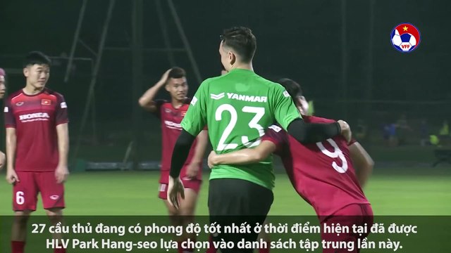 ĐT Việt Nam đầy hứng khởi trong buổi tập đầu tiên chuẩn bị cho trận đấu với Thái Lan | VFF Channel