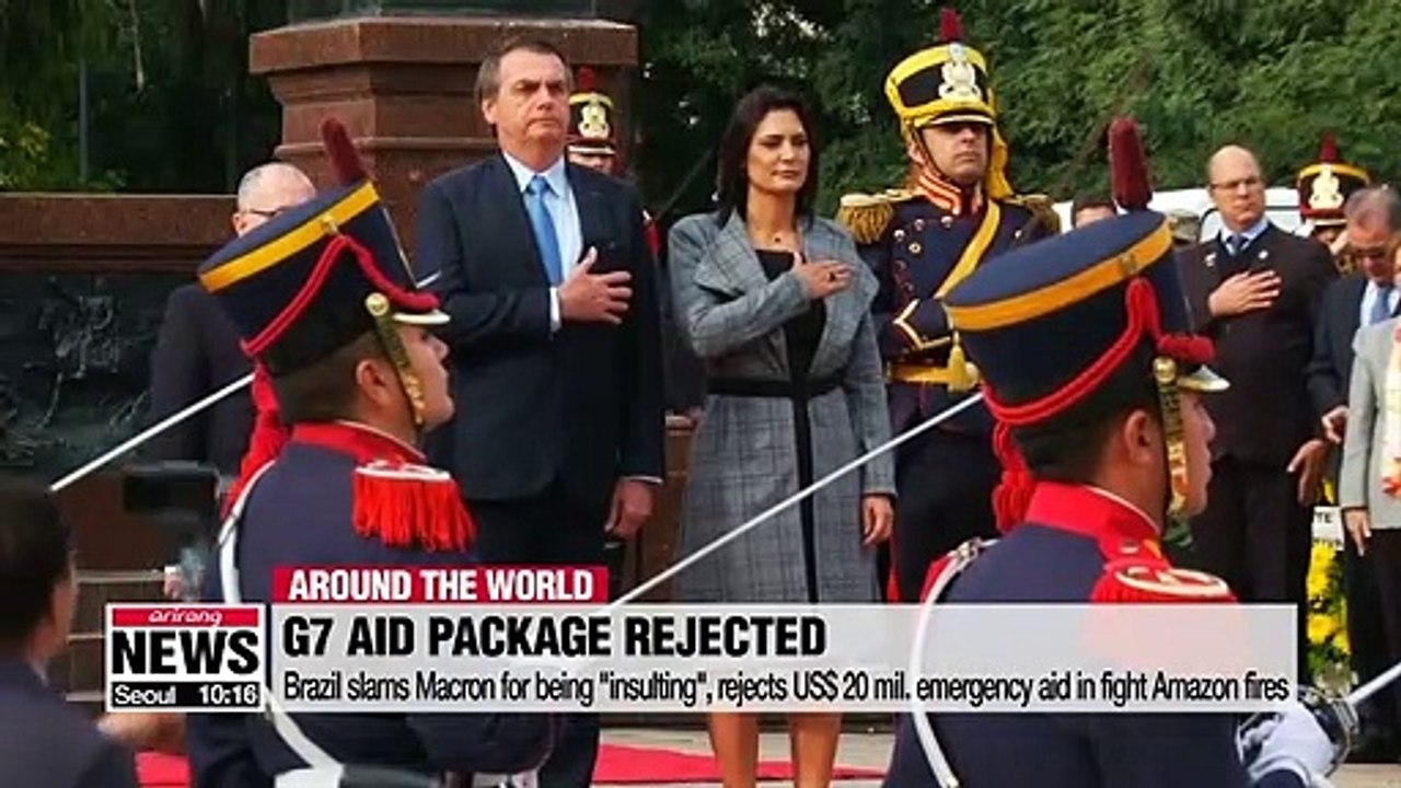 Brazil slams Macron for being "insulting", rejects US$ 20 mil. emergency aid in fight Amazon fires