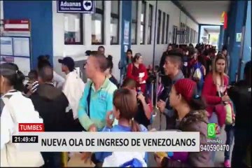 Tumbes: ingreso de venezolanos se habría duplicado tras medidas adoptadas en Ecuador