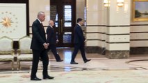 Cumhurbaşkanı Erdoğan'ın kabulü - Fas'ın Ankara Büyükelçisi Muhammed Ali Lazreq - ANKARA