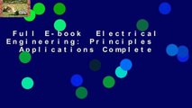 Full E-book  Electrical Engineering: Principles   Applications Complete