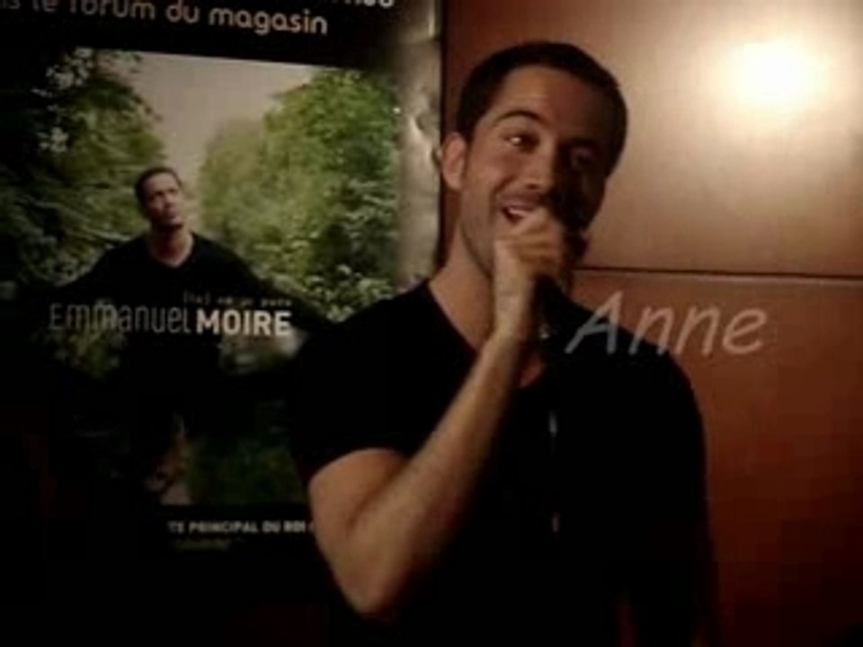 Emmanuel Moire en Showcase Au Mans