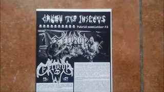 CRUSH THE INSECTS zine (Old school, metal zine, morbid metal)