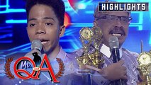 Fafa Juls faces 5-time reigning Mr Q and A champion Toti Sandova l | It's Showtime Mr Q and A