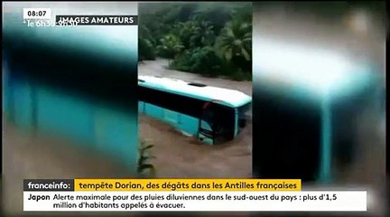 Découvrez les images impressionnantes des dégâts causés par la tempête Dorian dans les Antilles françaises - VIDEO