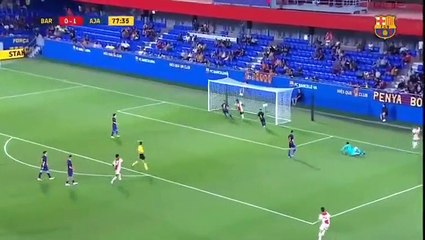 Naci Ünüvar, Barcelona'ya harika attı!