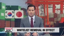 Almost all industries could be affected by Japan's removal of S. Korea from whitelist