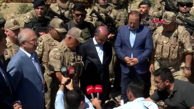 Mardin jandarma genel komutanı orgeneral arif çetin operasyon bölgesinde açıklama yaptı