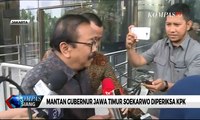 Dalami Kasus Suap di Tulungagung, Mantan Gubernur Jatim Soekarwo Diperiksa KPK