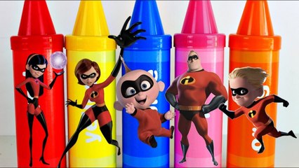 THE INCREDIBLES 2 CRAYONS TOYS SURPRISES