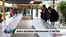 Unik! Sejarah Indonesia dan Dunia Terangkum Dalam Buku Sepanjang 11 Meter