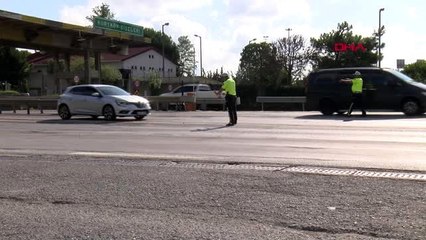 İstanbul-pendik'te drone ile trafik denetimi