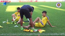 HLV Chu Đình Nghiêm và Văn Quyết nói gì sau trận đấu Altyn Asyr - CLB Hà Nội tại AFC Cup 2019?