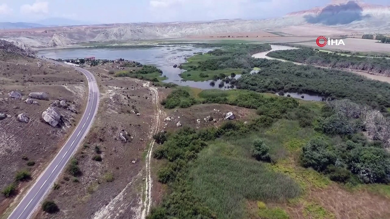 Nallıhan Kuş Cennet’inde göç eden kuşlar görsel şölen oluşturdu