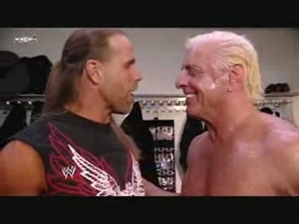batista, hbk, kennedy, hhh, and ric flair at th...