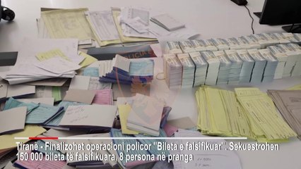 Sekuestrohen 150 mijë bileta autobusi të falsifikuara