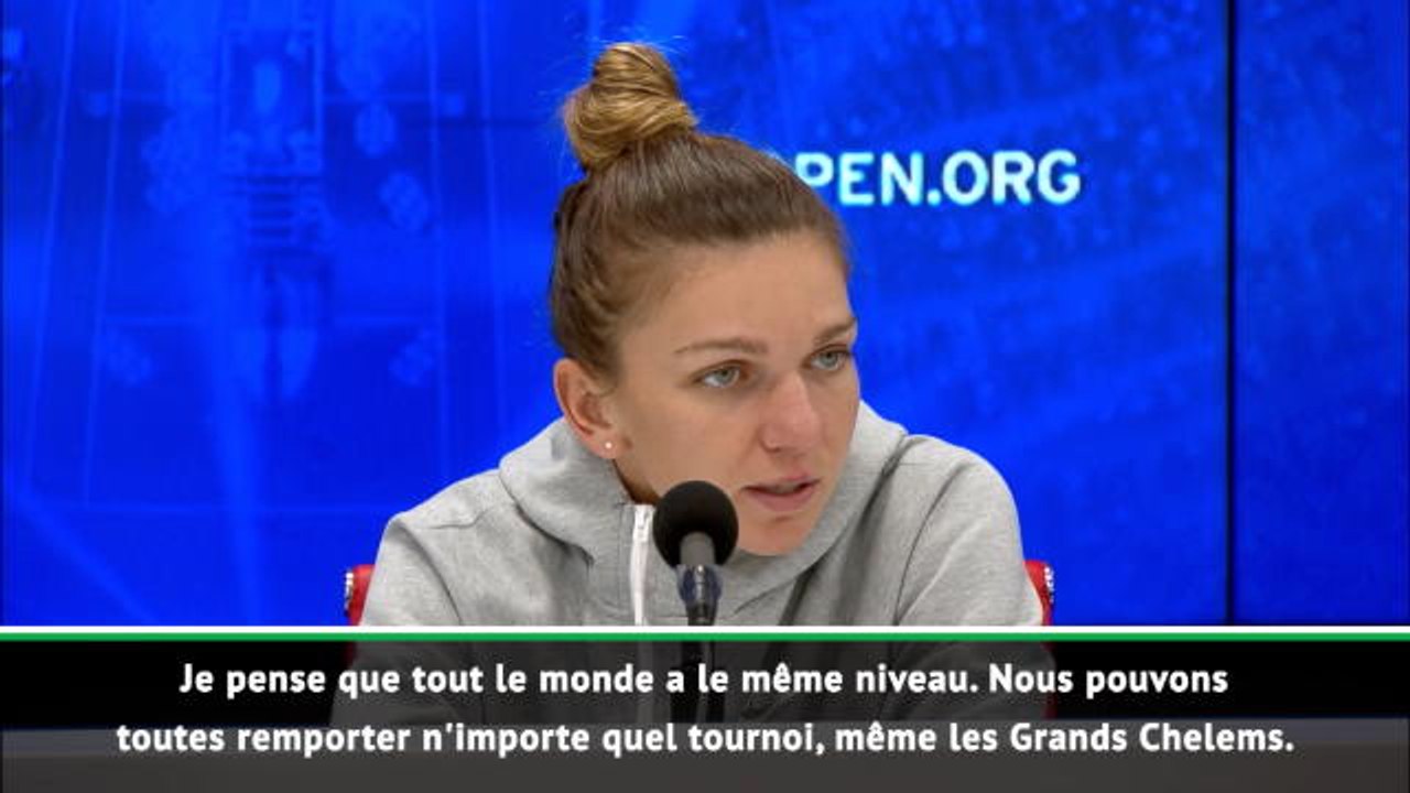 US Open - Halep : "On peut toutes remporter des tournois, même des Grands Chelems"