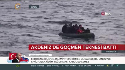Akdeniz'de göçmen teknesi battı: 65 kişi kurtarıldı, 40 kayıp var