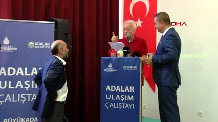 İstanbul-büyükada'daki çalıştayda fayton gerginliği
