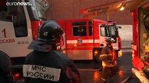 شاهد: اندلاع النيران في واحد من أقدم الأديرة في موسكو