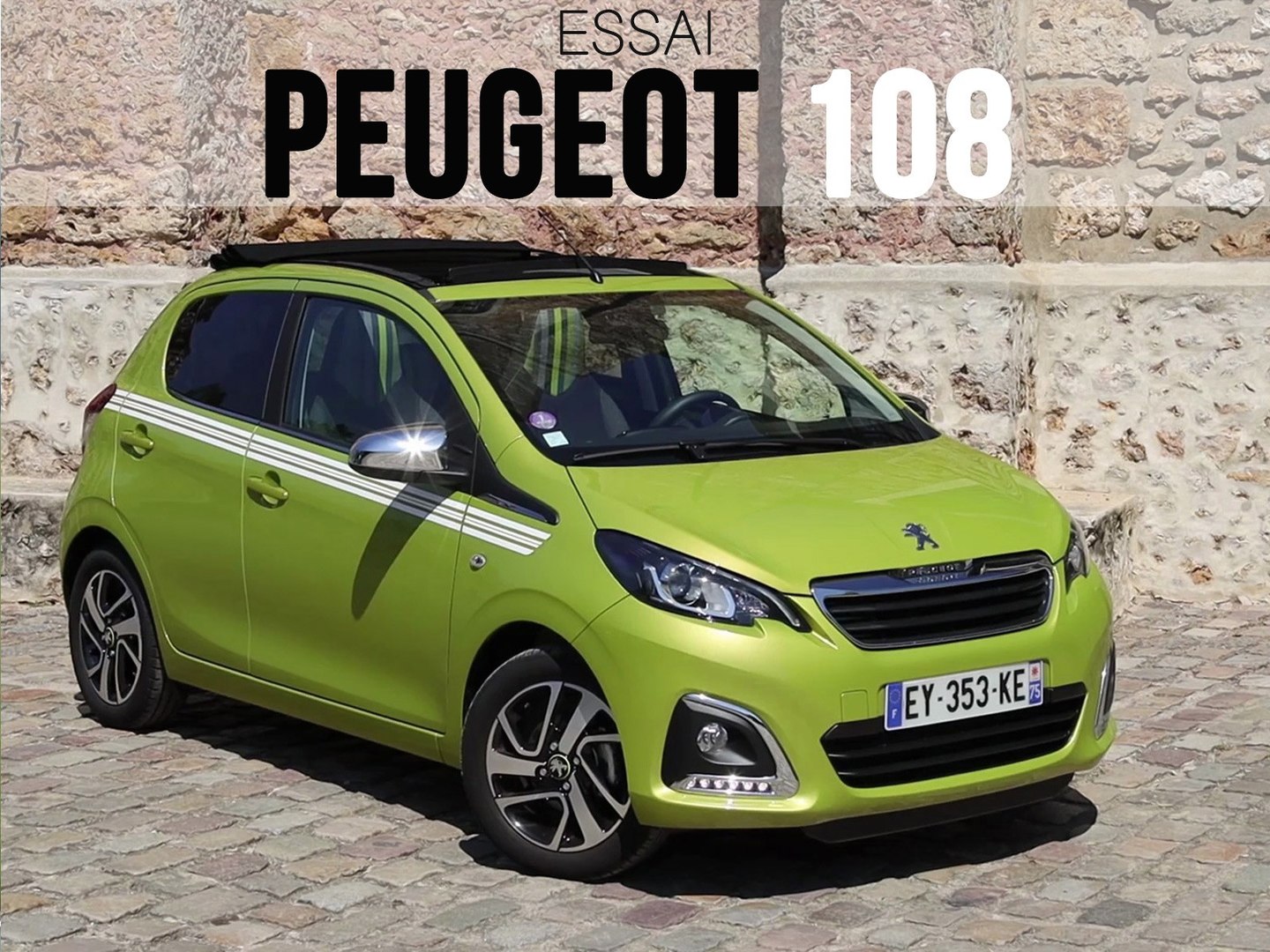 Essai Peugeot 108 1.0 VTi 72 Top Collection 2019 - Vidéo Dailymotion