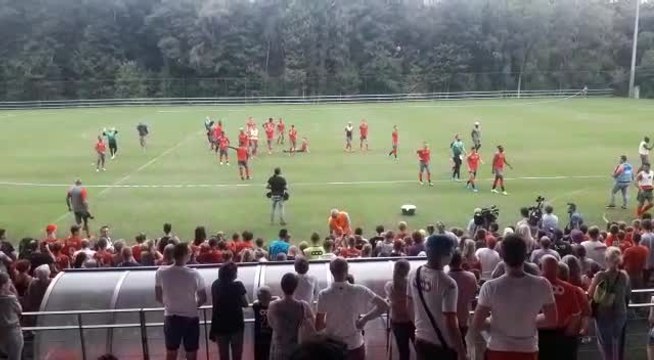 Les joueurs du Standard rencontrent leurs supporters