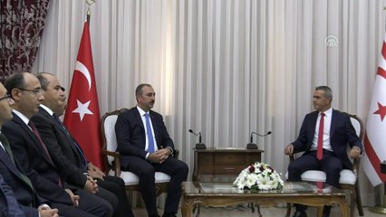 Adalet Bakanı Gül, KKTC Cumhuriyet Meclisi Başkanı Uluçay'la görüştü - LEFKOŞA