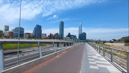 Ciclovía Costanera Andrés Bello Santiago, Chile
