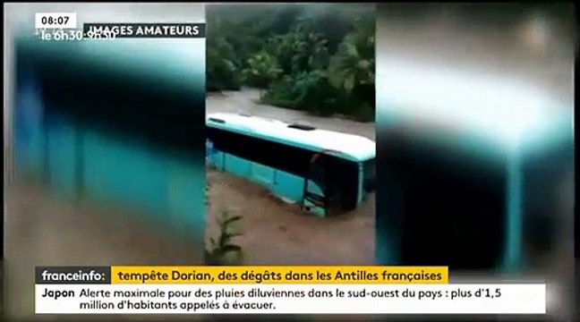 Découvrez les images impressionnantes des dégâts causés par la tempête Dorian dans les Antilles françaises