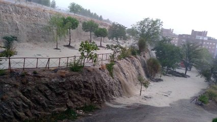 Las tormentas causan graves daños en Madrid
