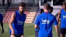El Barça vuelve a los entrenamientos con la ausencia de Messi