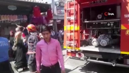 Bursa Tarihi Çarşı'da korkutan yangın