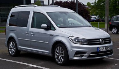 Le modèle de la Volkswagen Caddy