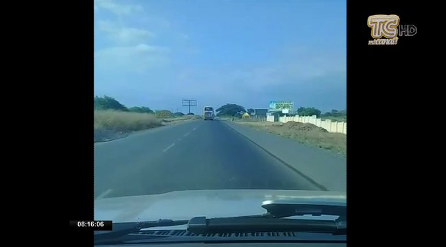 Video de la imprudencia de chofer de bus intercantonal