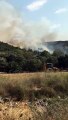İzmir Çeşme'de yangın: Ekiplerin müdahalesi sürüyor
