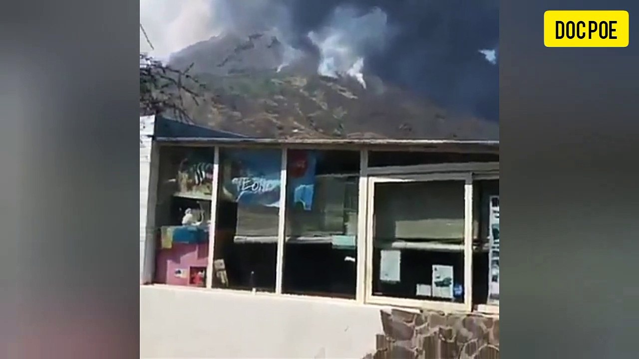 FUERTE ERUPCIÓN DEL VOLCÁN STROMBOLI || 28 DE AGOSTO 2019