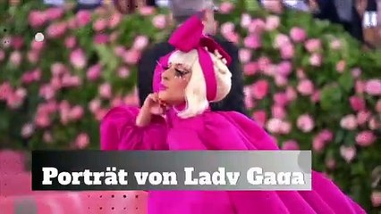 Porträt von Lady Gaga