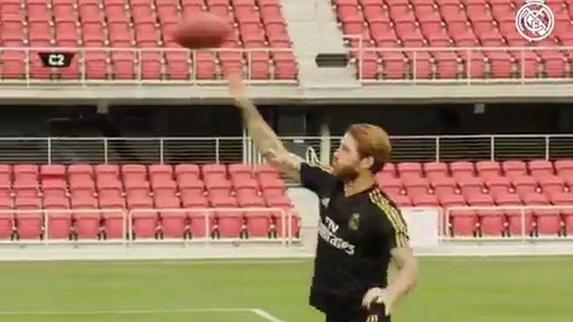 Sergio Ramos y Luka Modric se pasan al fútbol americano