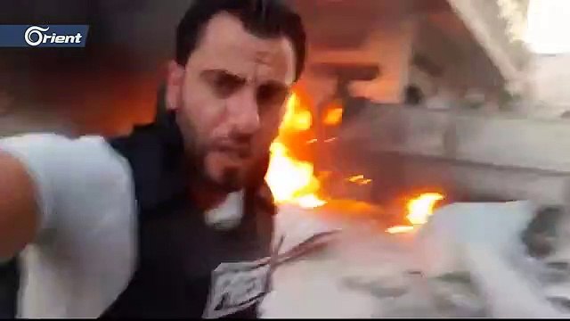 طيران نظام أسد يستهدف مدينة معرة النعمان ويخلف قتلى وجرحى بين المدنيين