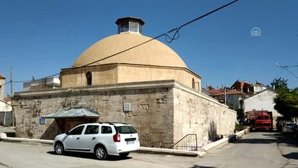 Tarihi hamamda yangın çıktı