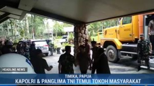 Panglima TNI dan Kapolri Bertemu Tokoh Papua