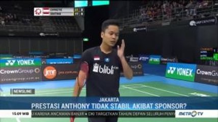 Prestasi Anthony Ginting Tak Stabil Akibat Sponsor?