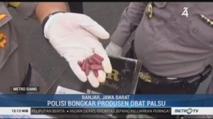 Polres Kota Banjar Bongkar Kasus Peredaran Obat Palsu di Jabar dan Jateng