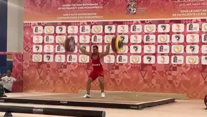 كريم كحلة يتوج بذهبية الخطف وزن ٨٩.. ويكسر الرقم الإفريقي
