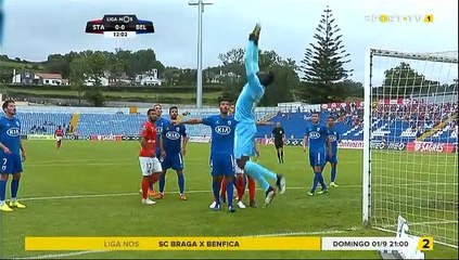 بيلينينسيش  و سانتا كلارا   الدوري البرتغالي الممتاز الشوط الاول 25_8_2019