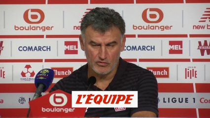 Galtier «Notre entame a été poussive» - Foot - L1 - LOSC