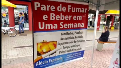 Curso gratuito é oferecido a quem quer deixar o vício do cigarro e bebidas alcoólicas