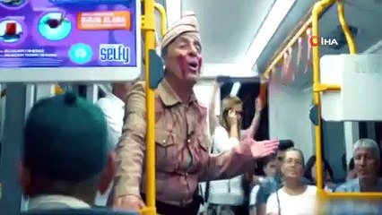 Bursa’da zafer ruhu metroda yaşatıldı