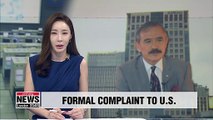 Seoul lodges complaint to U.S. envoy amid U.S. concerns over Seoul's GSOMIA decision